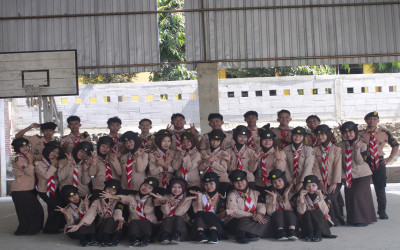 345 Peserta Ikuti Pengambilan Badge Ambalan (PBA) SMK Negeri 1 Mandiraja Tahun 2026