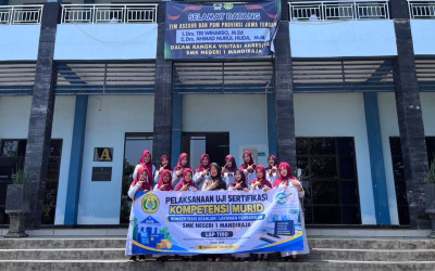 141 Siswa Layanan Perbankan SMK Negeri 1 Mandiraja Lulus Uji Sertifikasi Kompetensi